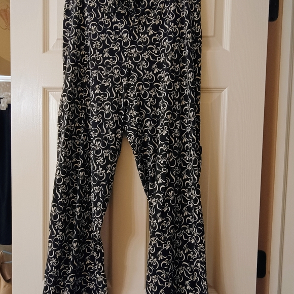 Talbots Black and White Pajama Set Size M - Picture 5 of 11